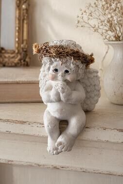 Vintage Dreamsicles Wishin’ on a Star Cherub Shelf Sitter, Kristin Haynes Angel